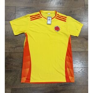 NWT Columbia 2024 Soccer Fútbol Team Kit Jersey Medium Yellow